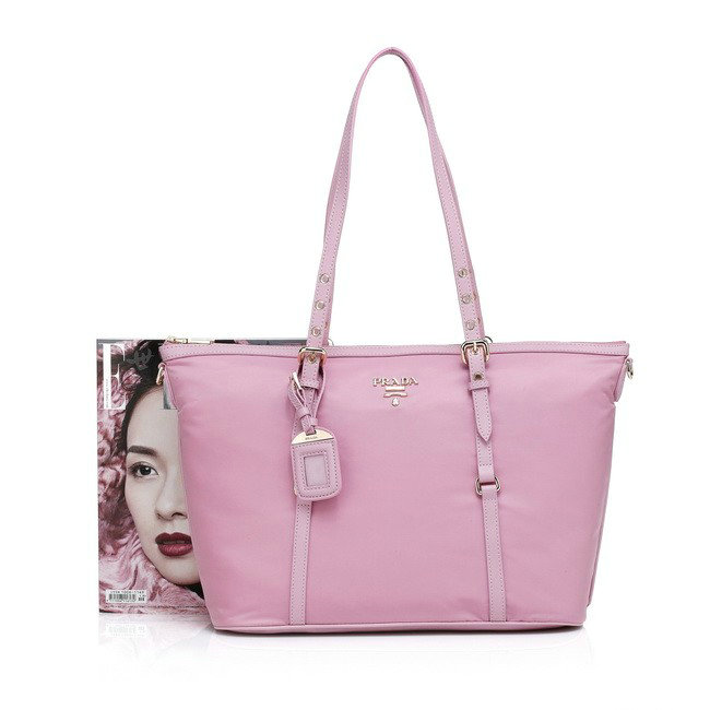 2014 Prada tessuto Large Shopping Tote Bag BN4253 pink